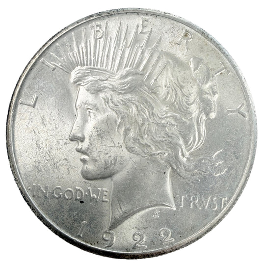 1922-S Peace Silver Dollar (BU)