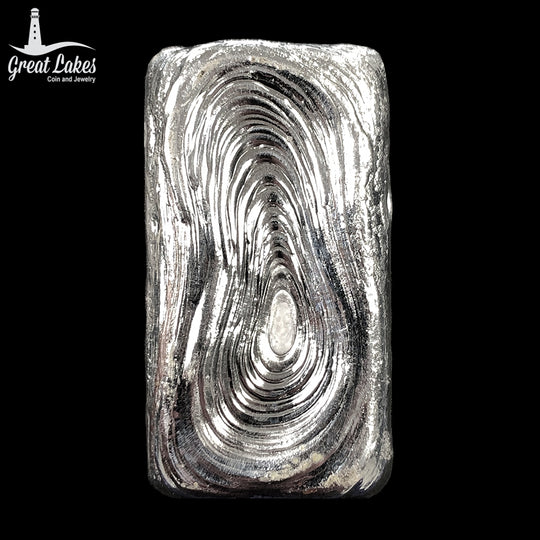 GLC Hand Poured Silver Bar (5.230 Troy Oz)