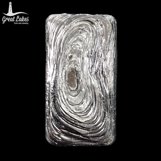 GLC Hand Poured Silver Bar (5.450 Troy Oz)
