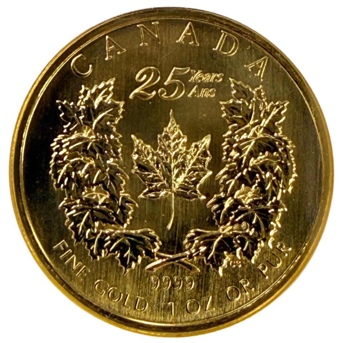 2004 Canada 25th Anniversary 1 oz Gold Maple NGC MS69