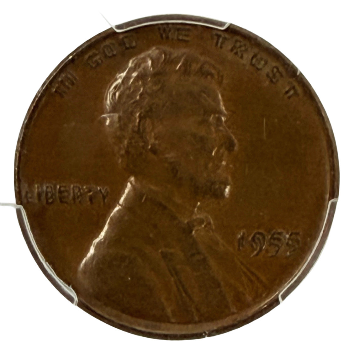 1955 Lincoln Cent PCGS AU55 Doubled Die Obverse