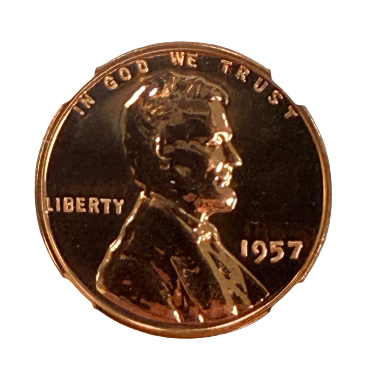 1957 Lincoln Cent NGC PF67 RD