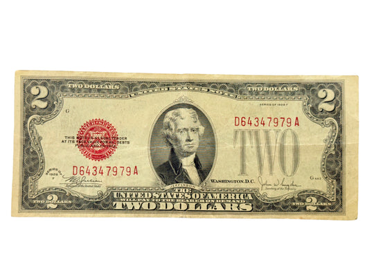 1928-F $2 Legal Tender Note (VF)
