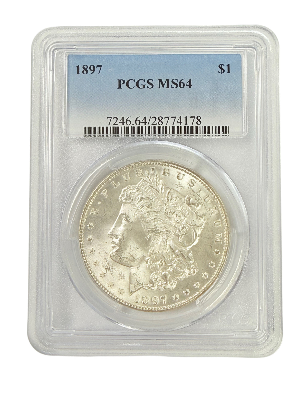 1897 Morgan Silver Dollar PCGS MS64