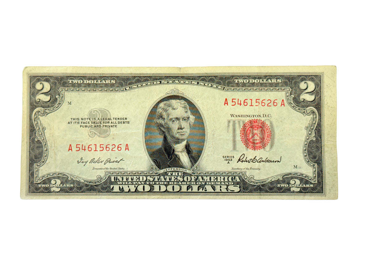 1953-A $2 Legal Tender Note (F)