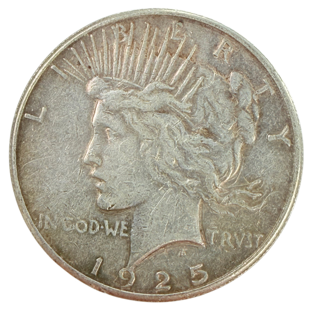 1925-S Peace Silver Dollar (XF Details)