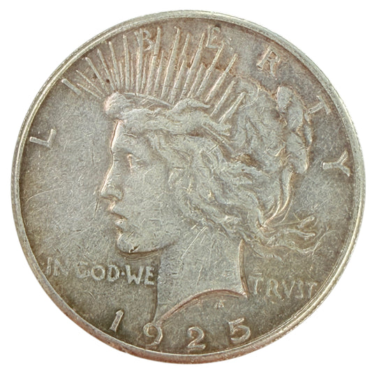 1925-S Peace Silver Dollar (XF Details)