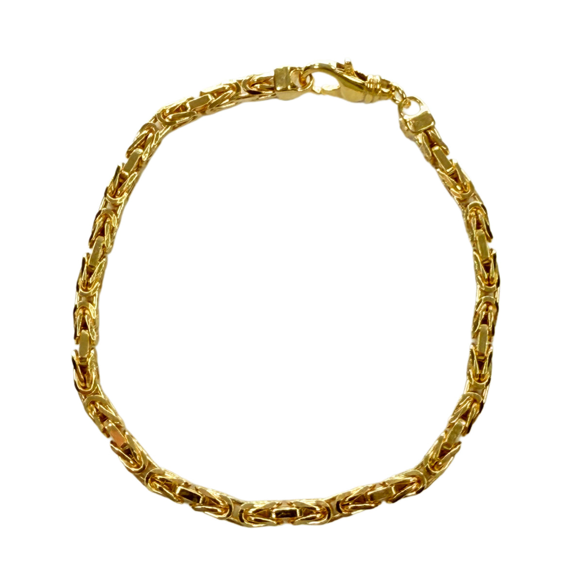 14k Gold Byzantine Bracelet