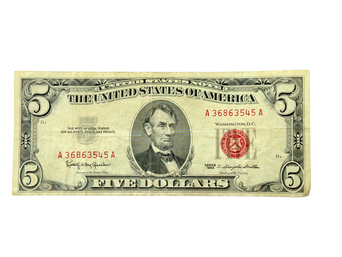 1963 $5 Legal Tender Note (VF)