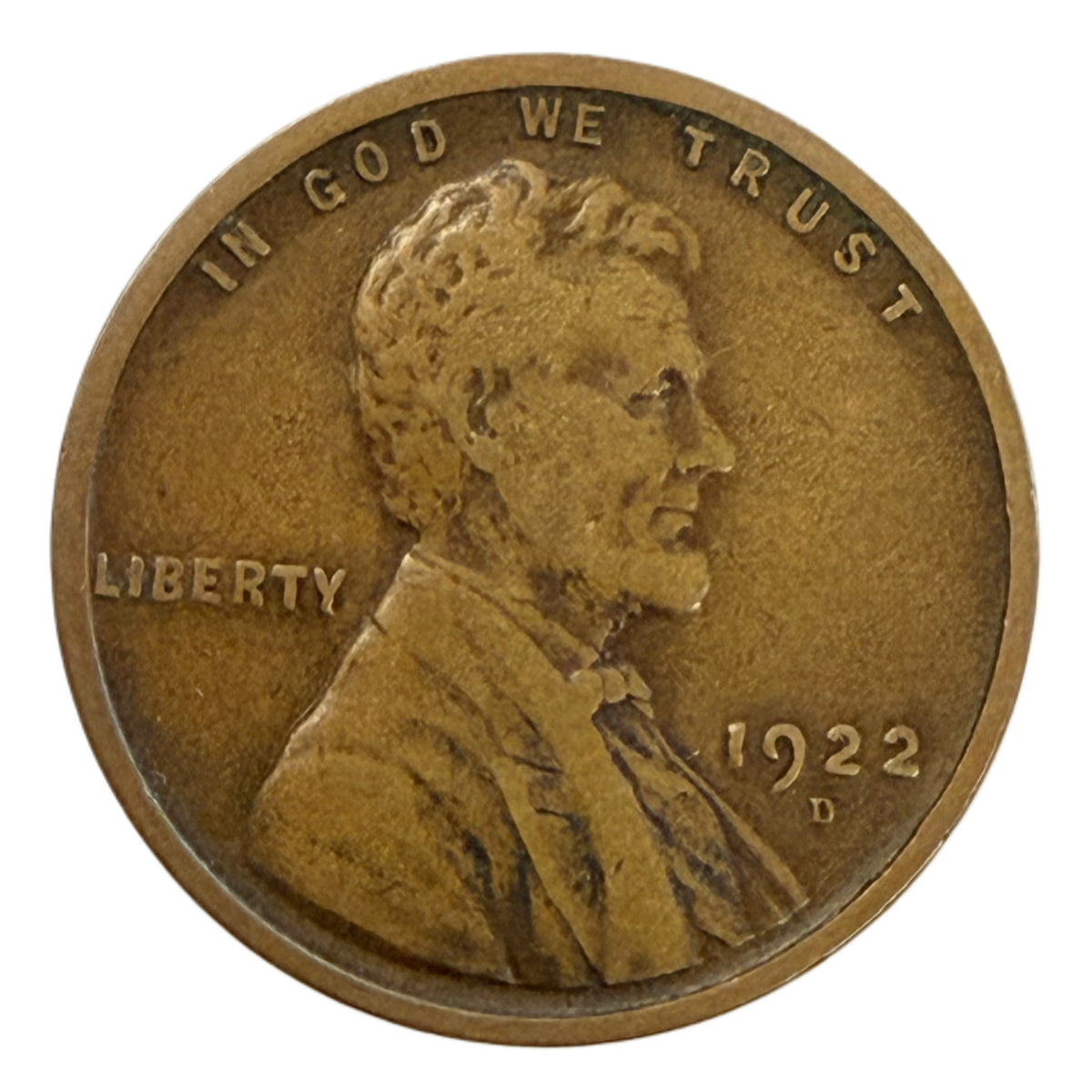 1922-D Lincoln Cent (F)