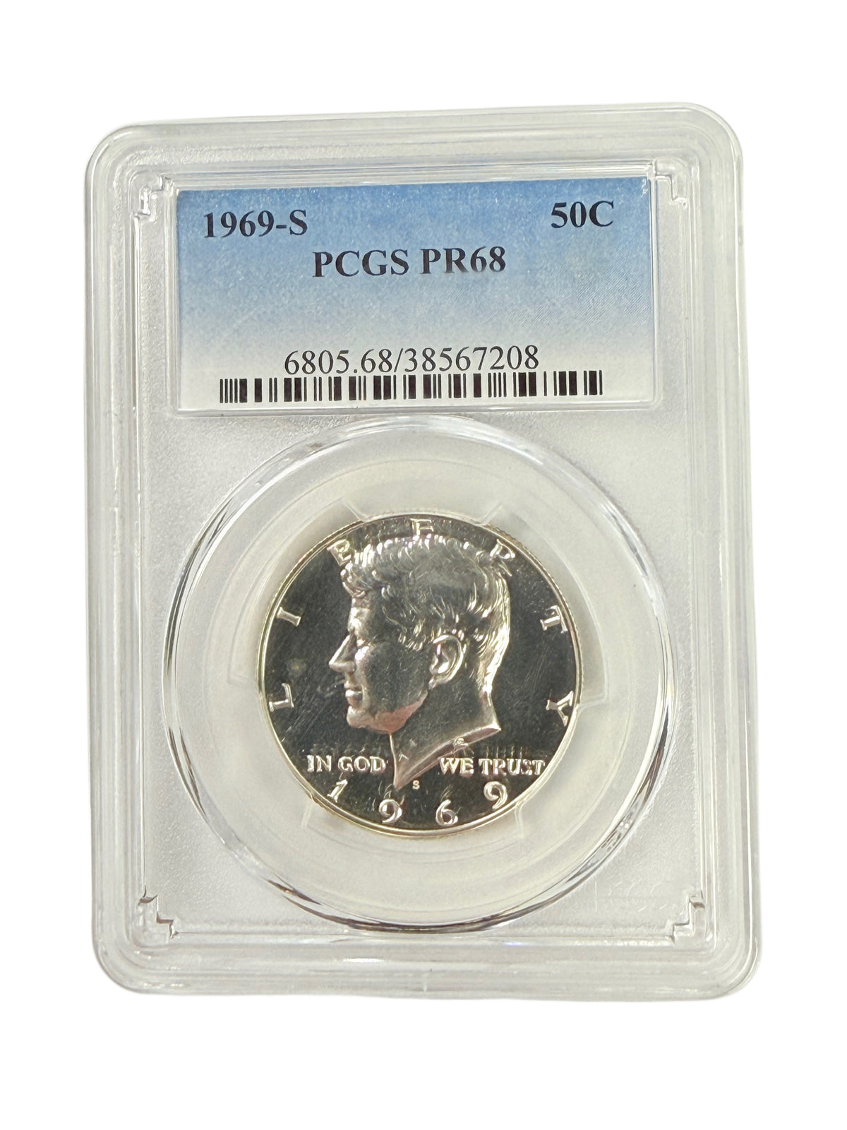1969-S Kennedy Half Dollar PCGS PR68