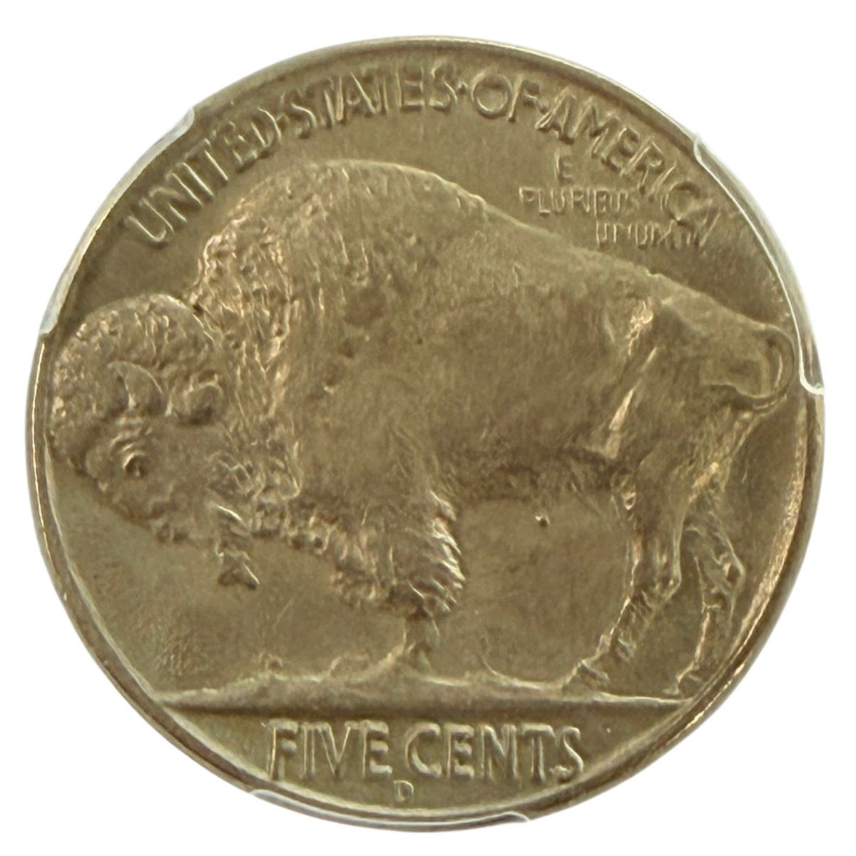1937-D 3 Leg Buffalo Nickel PCGS AU58
