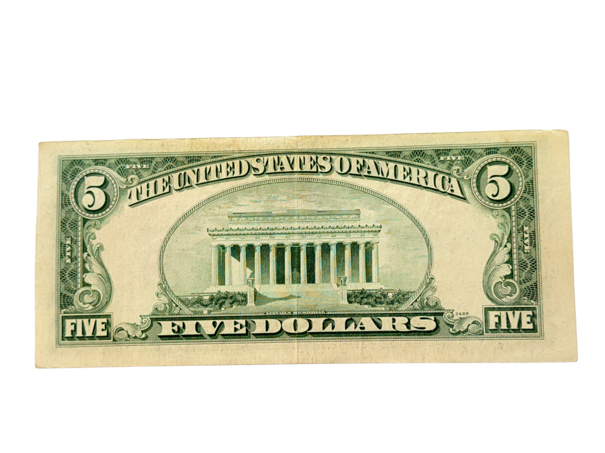 1953-B $5 Legal Tender Note (XF)