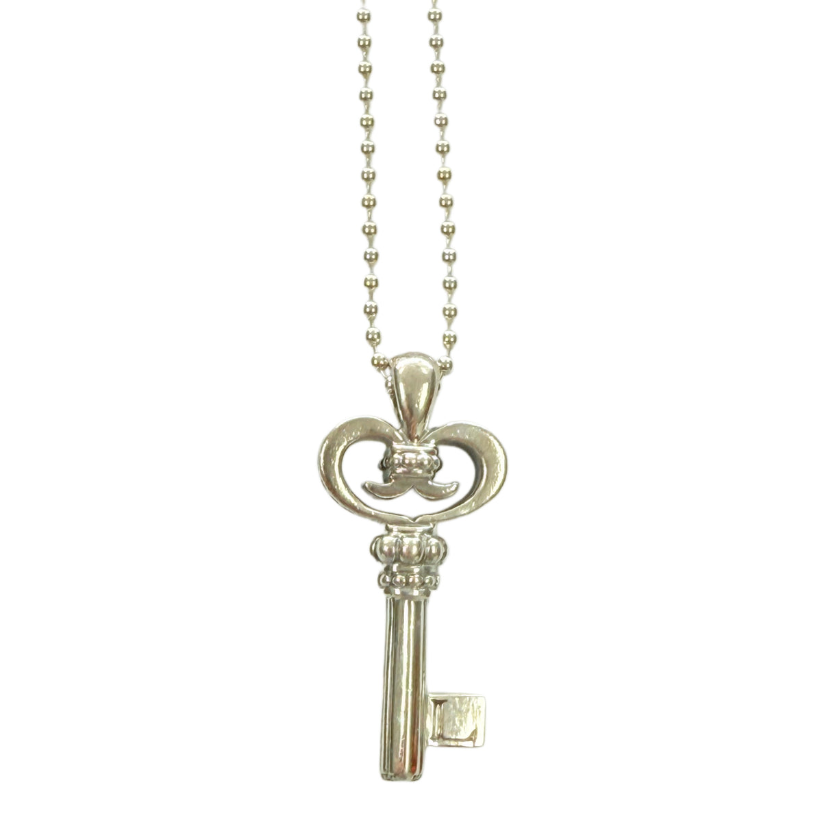 Lagos Sterling Caviar Key Necklace