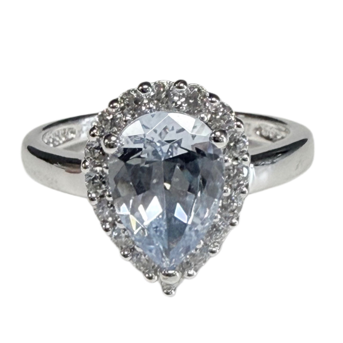 Silver & Aquamarine Ring