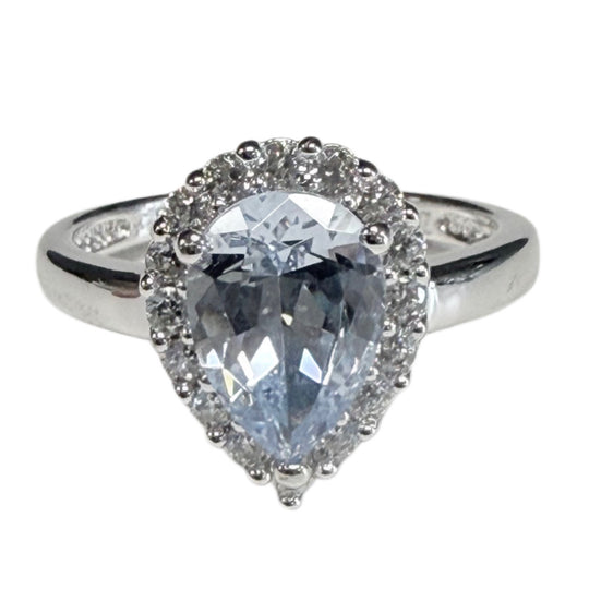 Silver & Aquamarine Ring