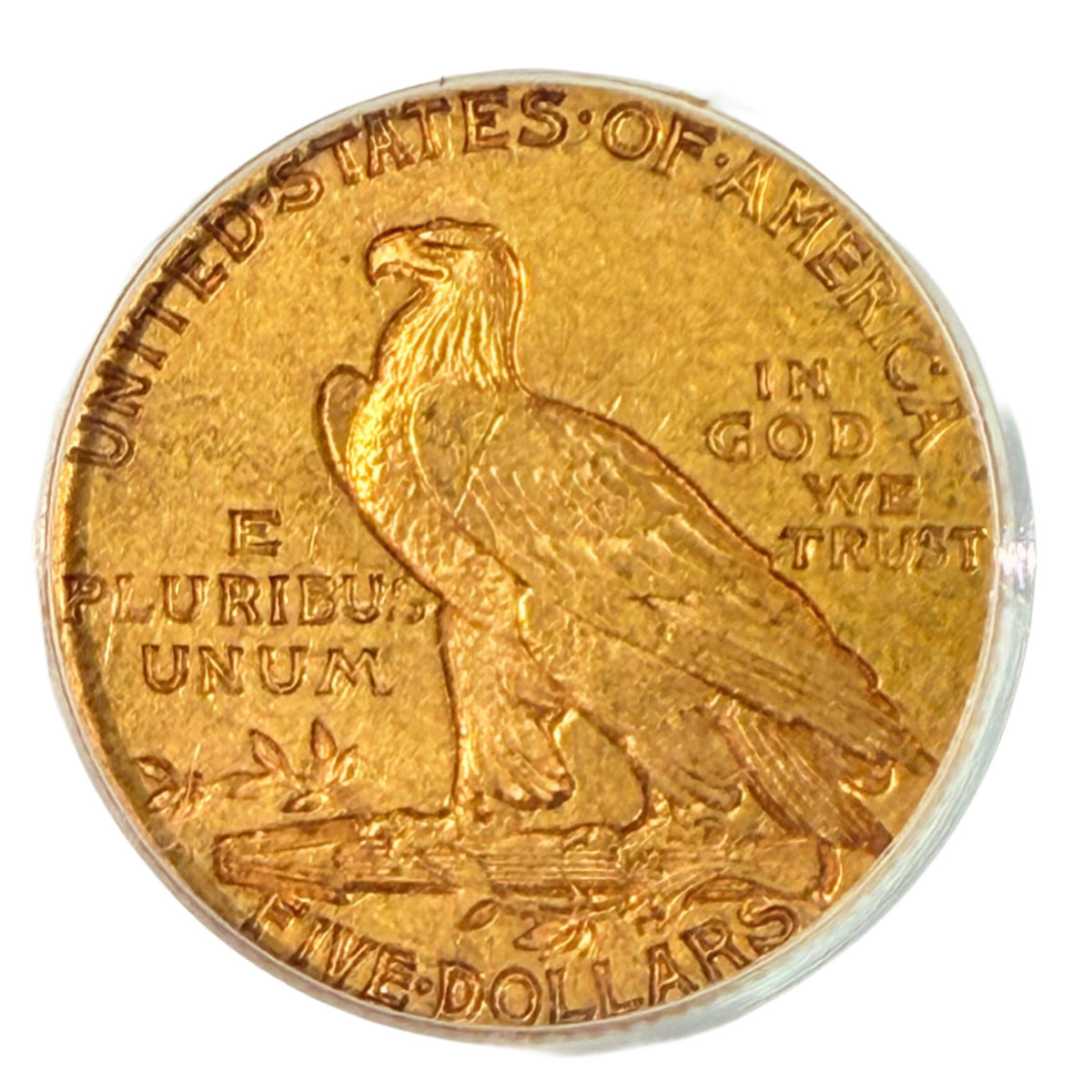 1908-S $5 Indian Gold Half Eagle PCGS AU50