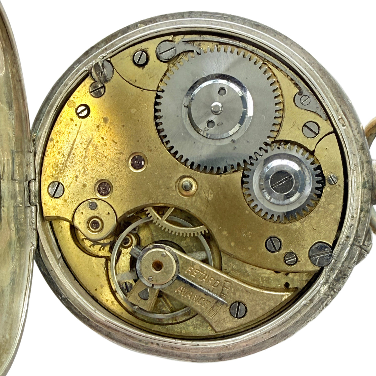 Vintage System Glashutte .800 Silver Pocket Watch (Running)