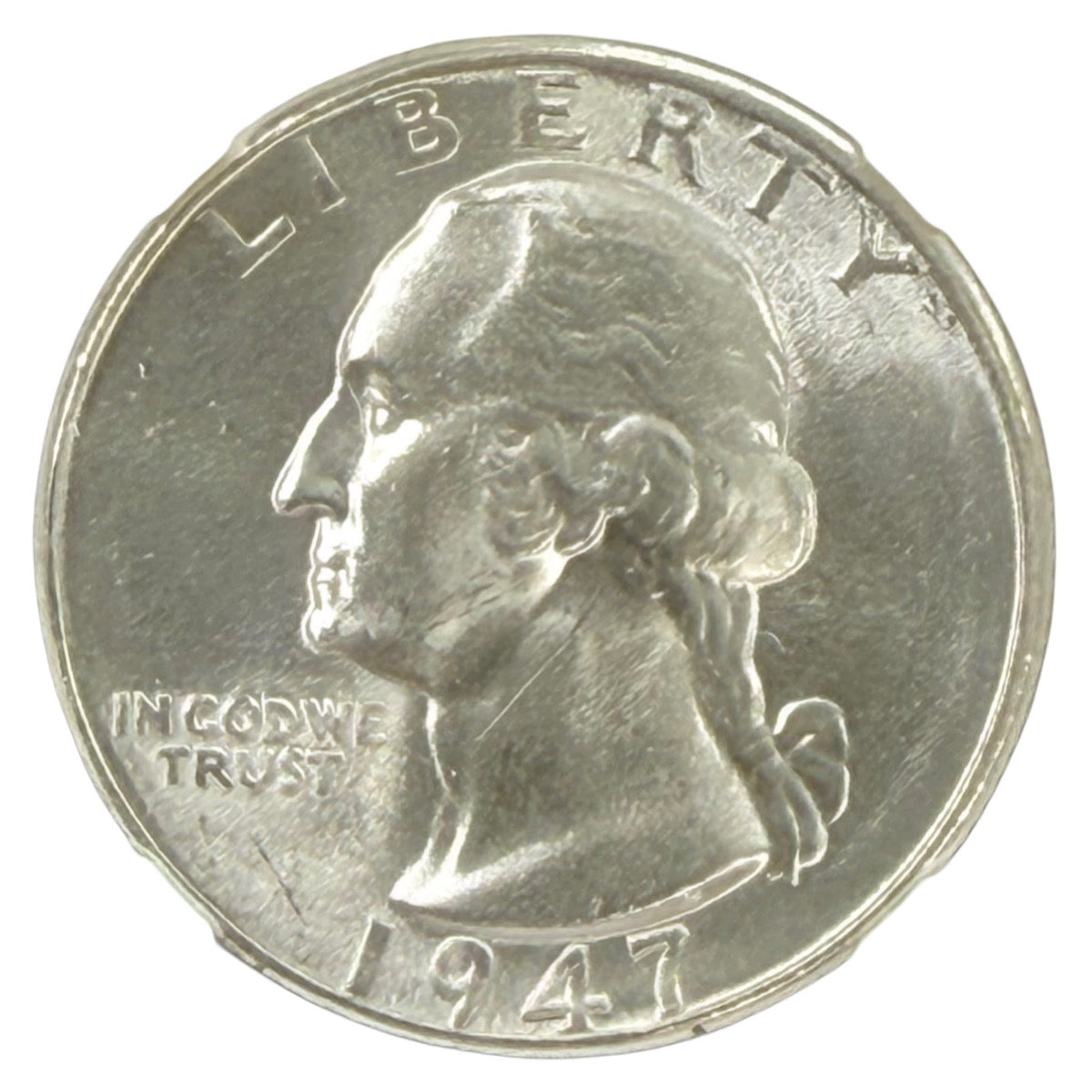 1947 Washington Quarter NGC MS65