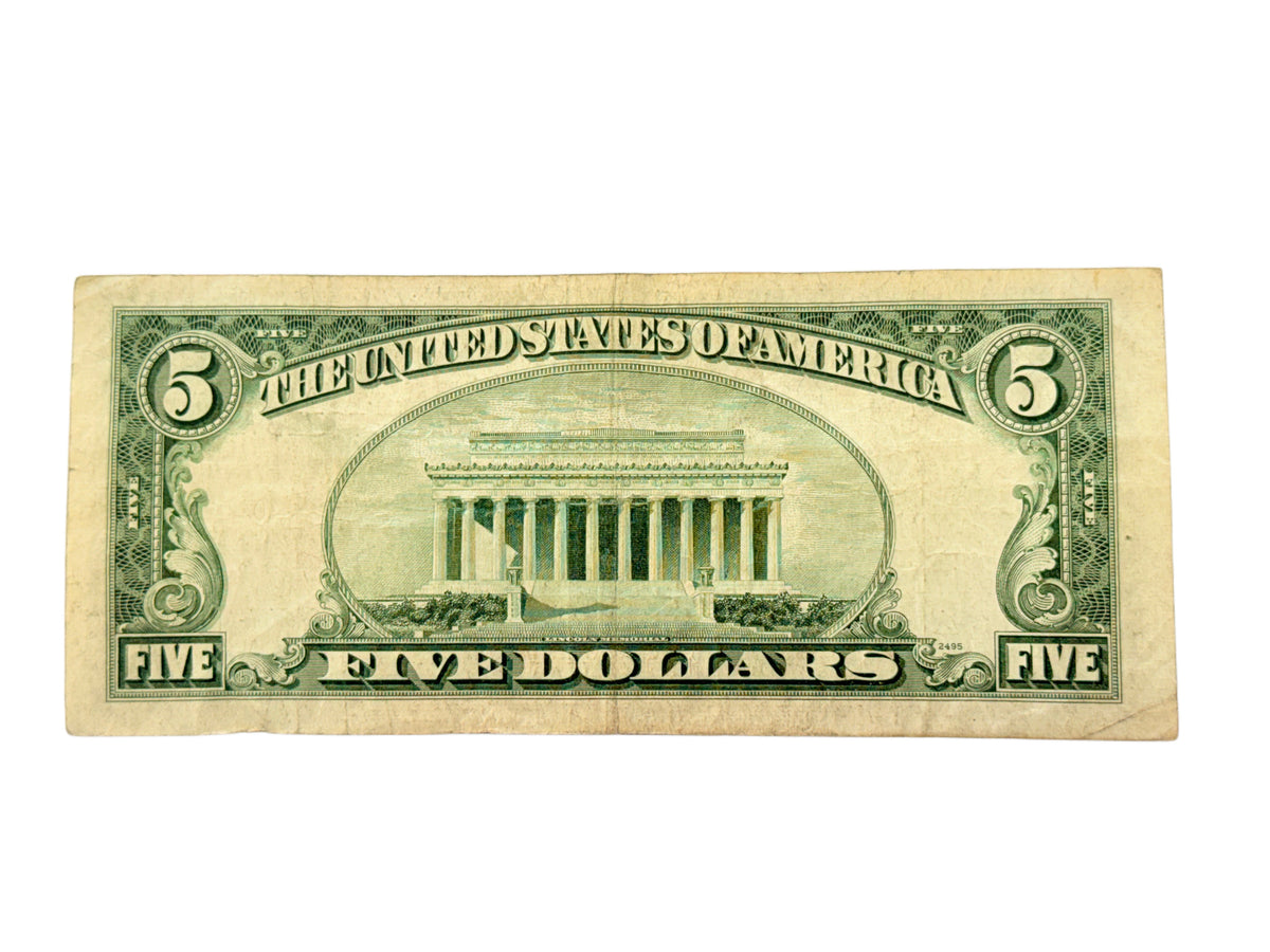 1953-B $5 Legal Tender Note (VF)