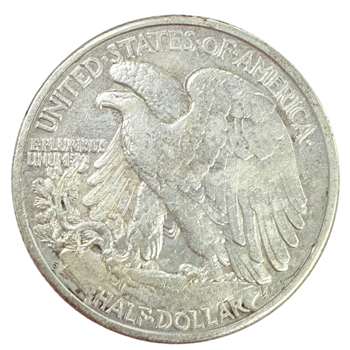 1918-S Walking Liberty Half Dollar (XF Details)