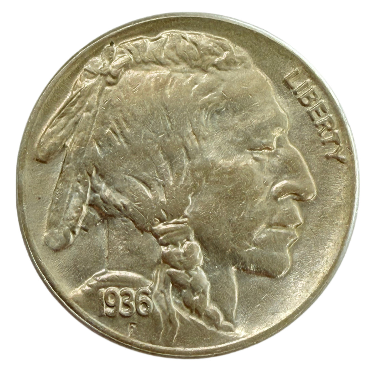 1936 Buffalo Nickel (AU)