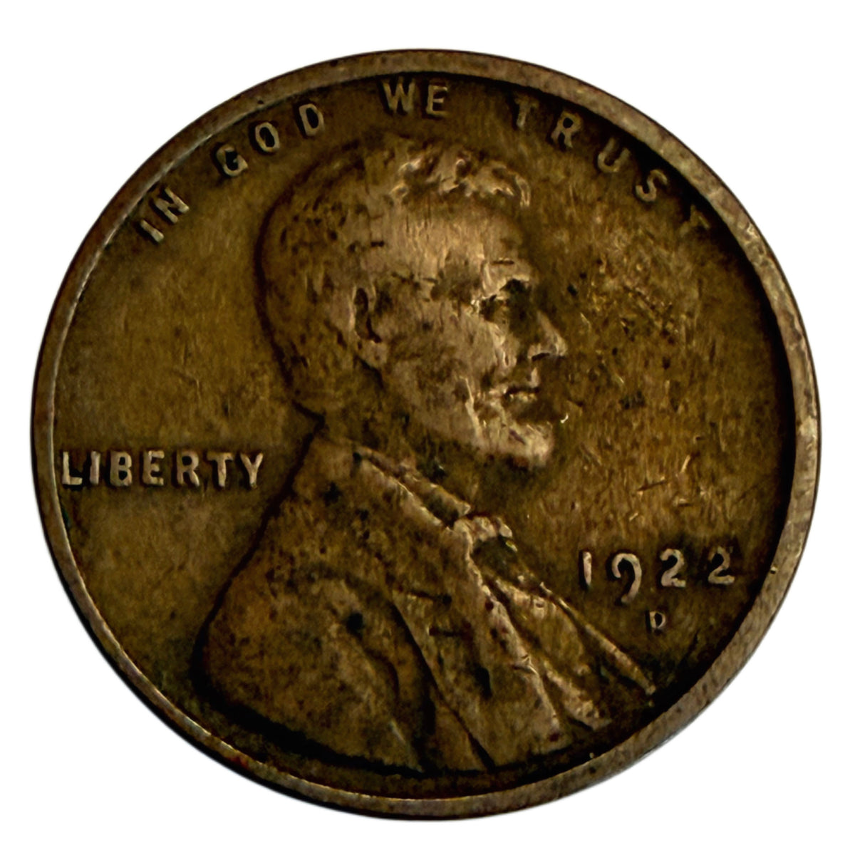 1922-D Lincoln Cent (VG)