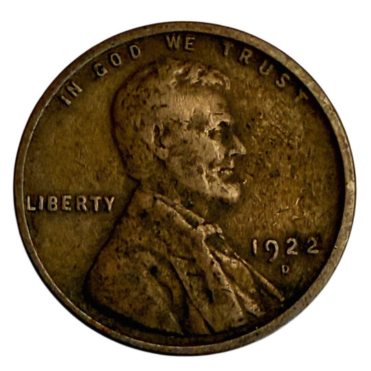 1922-D Lincoln Cent (VG)