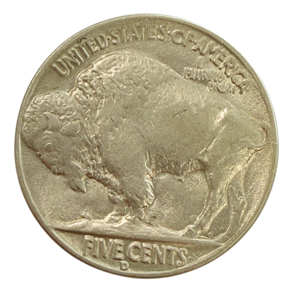 1937-D Buffalo Nickel (AU)