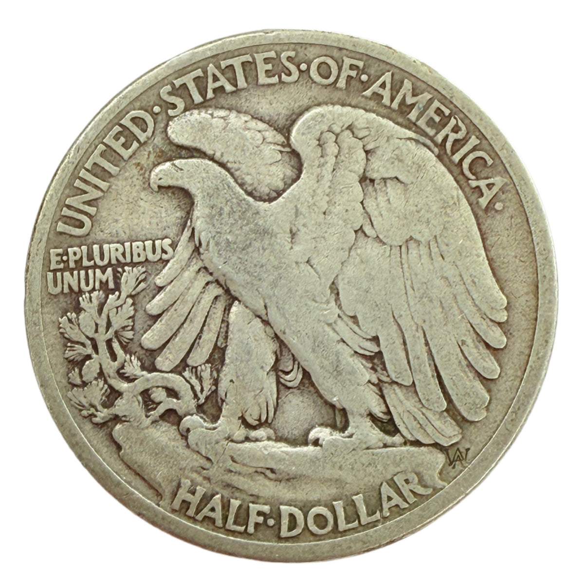 1916-D Walking Liberty Half Dollar (VG)