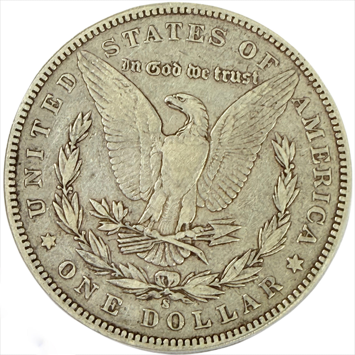 1892-S Morgan Silver Dollar PCGS VF25