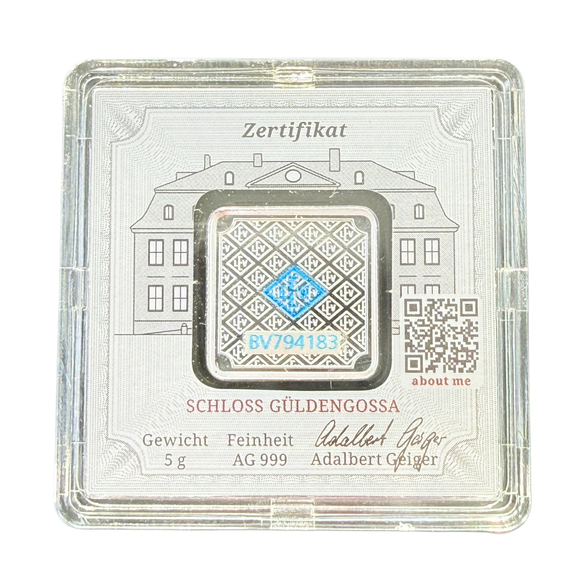 Geiger 5g Silver Bar (Secondary)