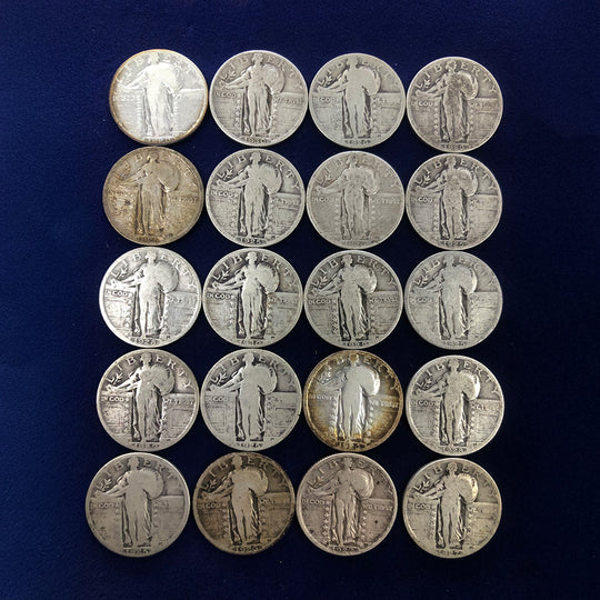 $5 FV Standing Liberty Quarter (Average Circulated / Better)