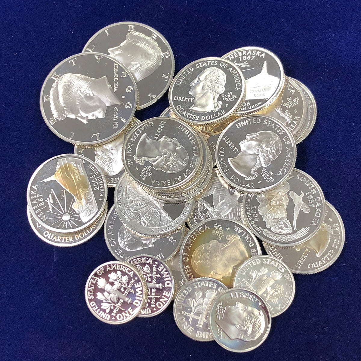 $6.50 FV Modern 90% Silver Coins
