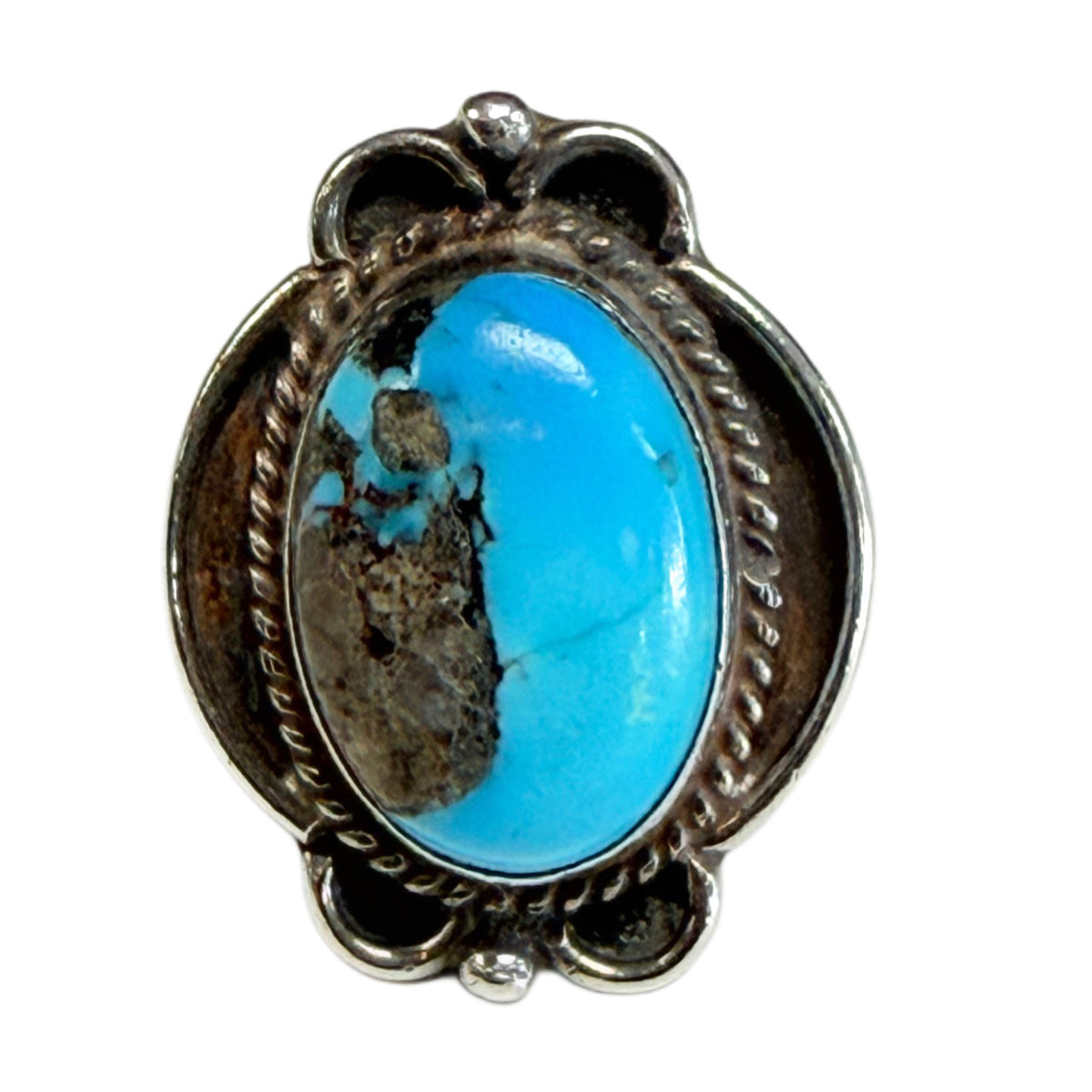 Native American Silver & Turquoise Ring