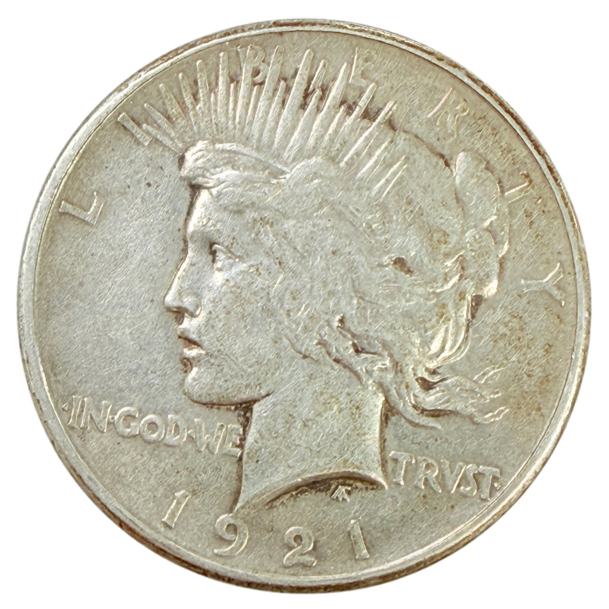 1921 Peace Silver Dollar (VF / XF Details)