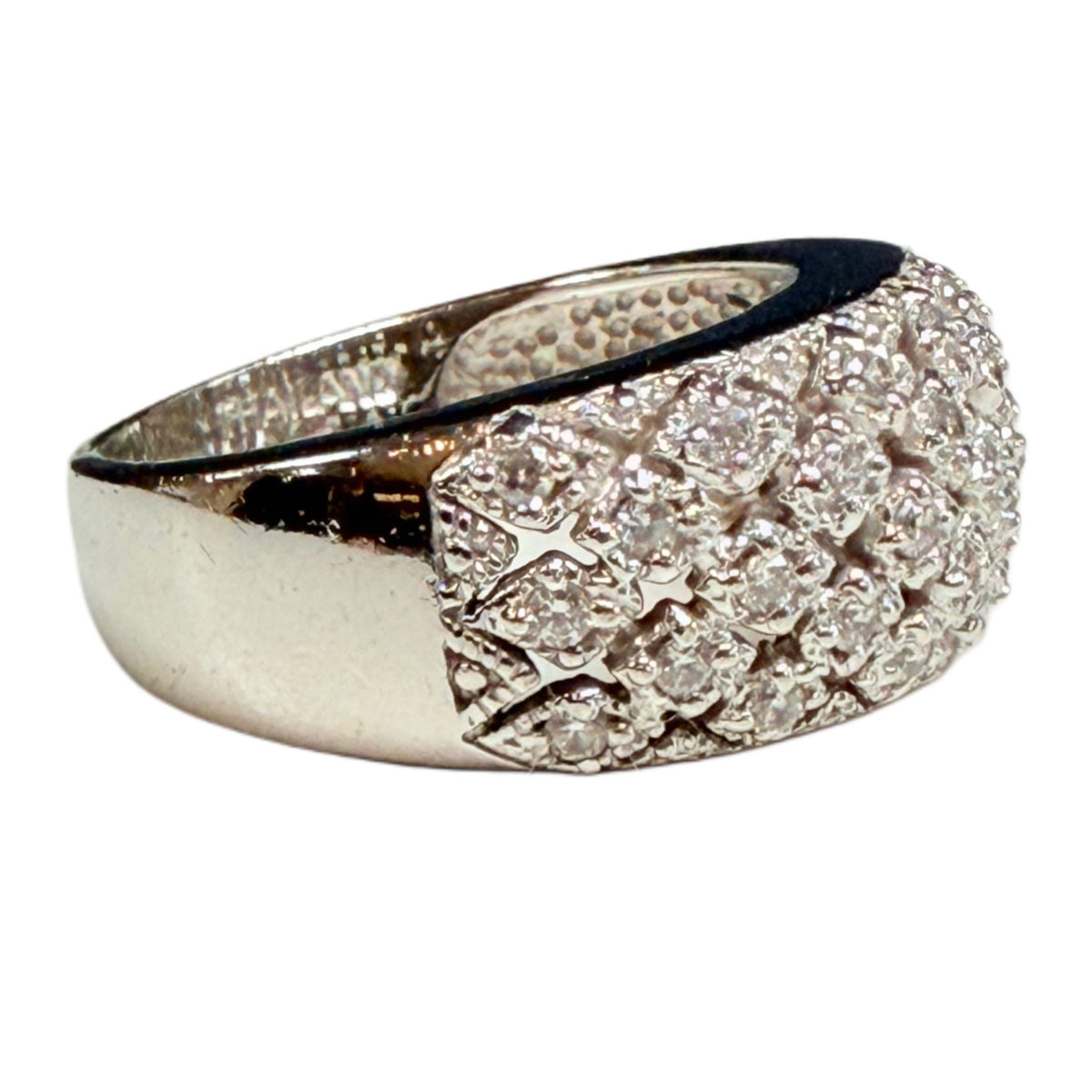 Silver & Cubic Zirconia Statement Ring