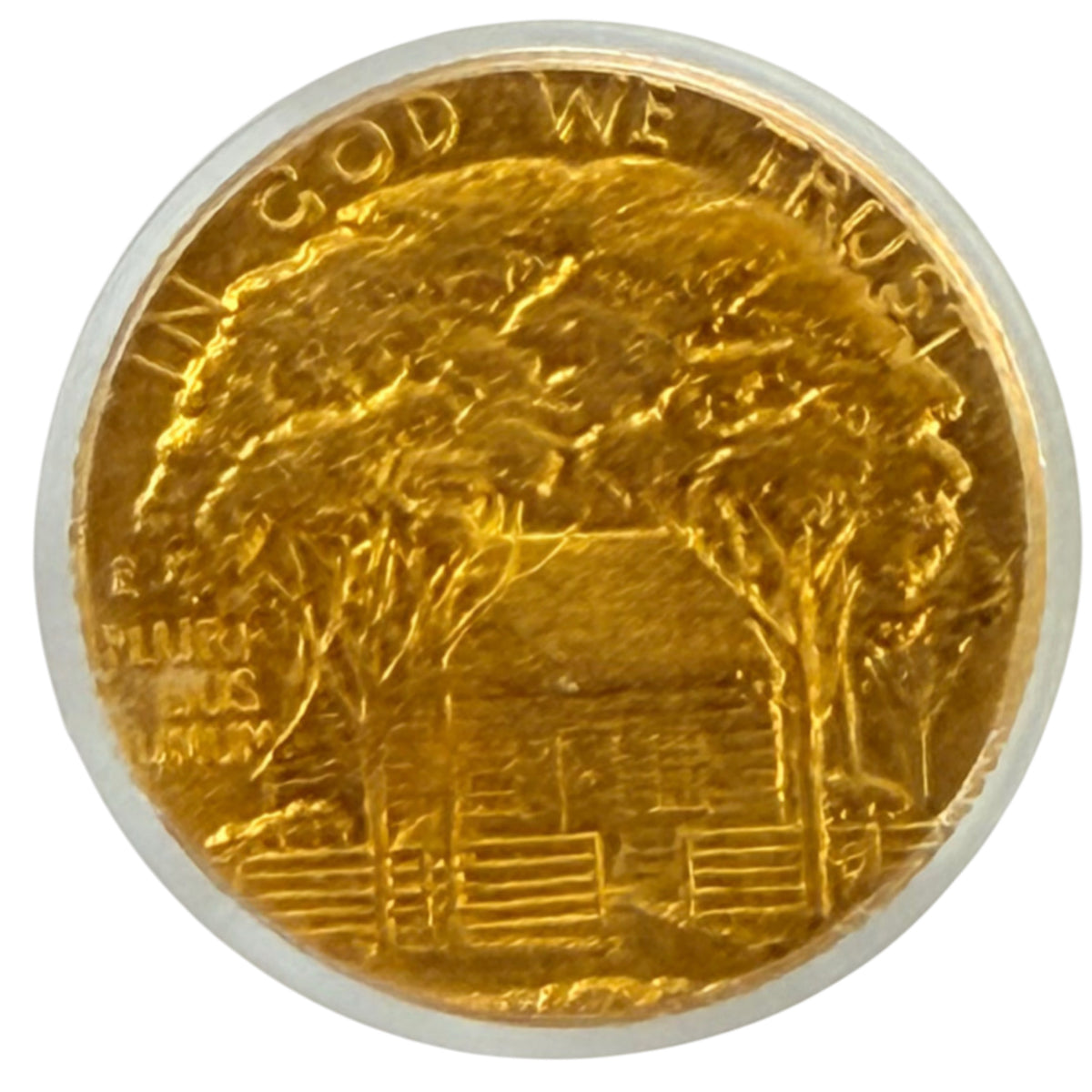 1922 Grant With Star $1 Commemorative Gold Coin PCGS MS65