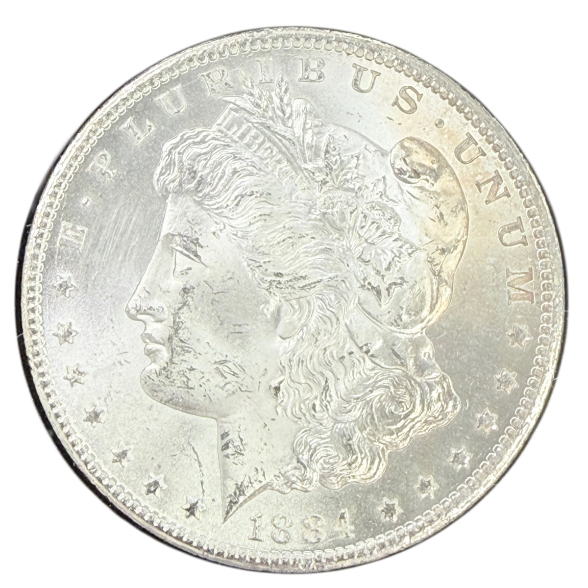 1884-CC Morgan Silver Dollar GSA (With Box & CoA)