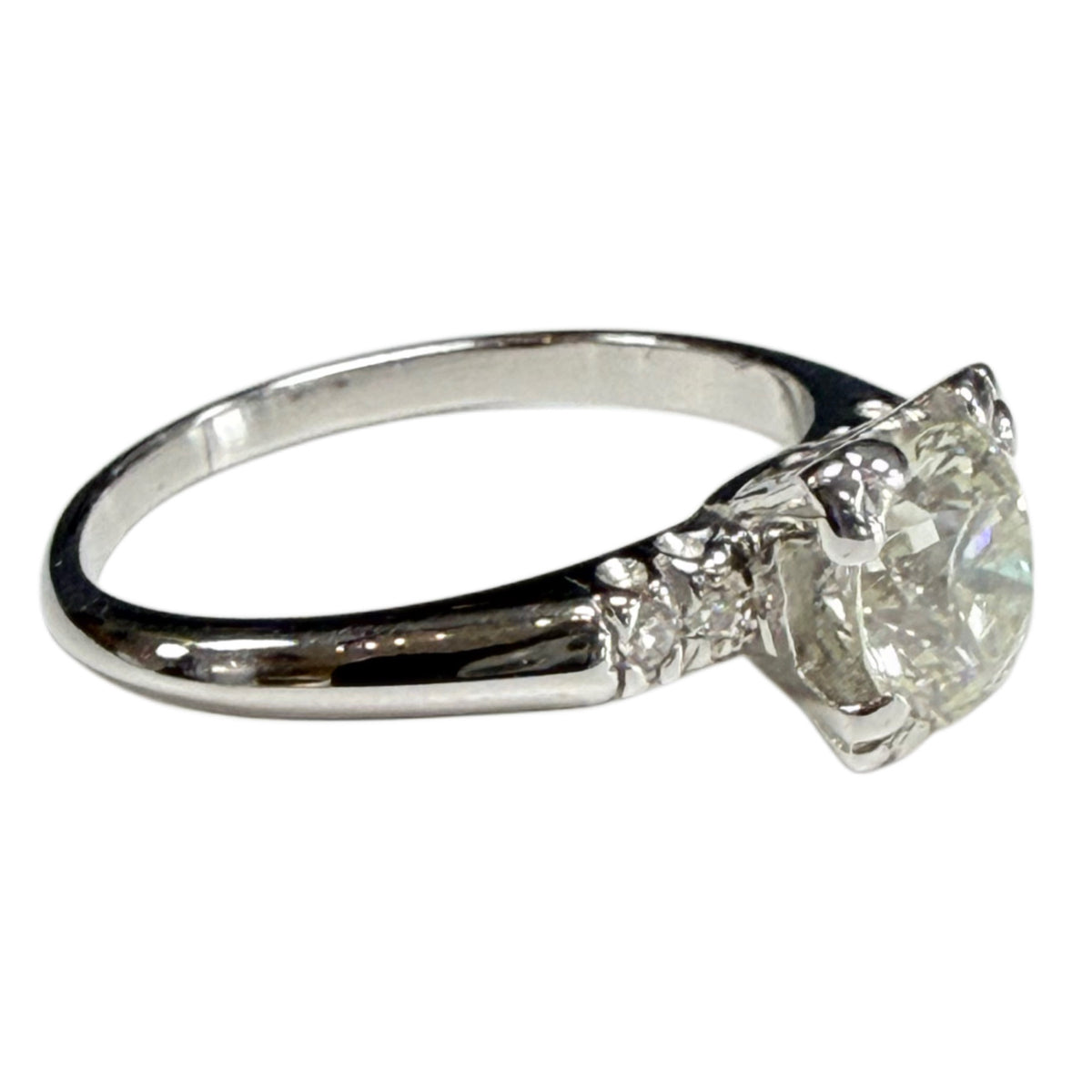 Vintage Platinum Diamond Ring