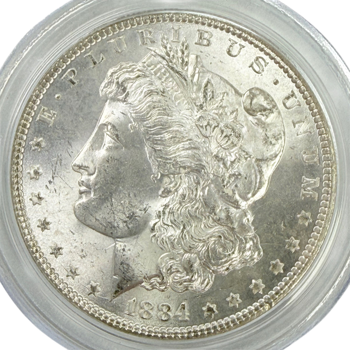 1884 Morgan Silver Dollar PCGS MS63