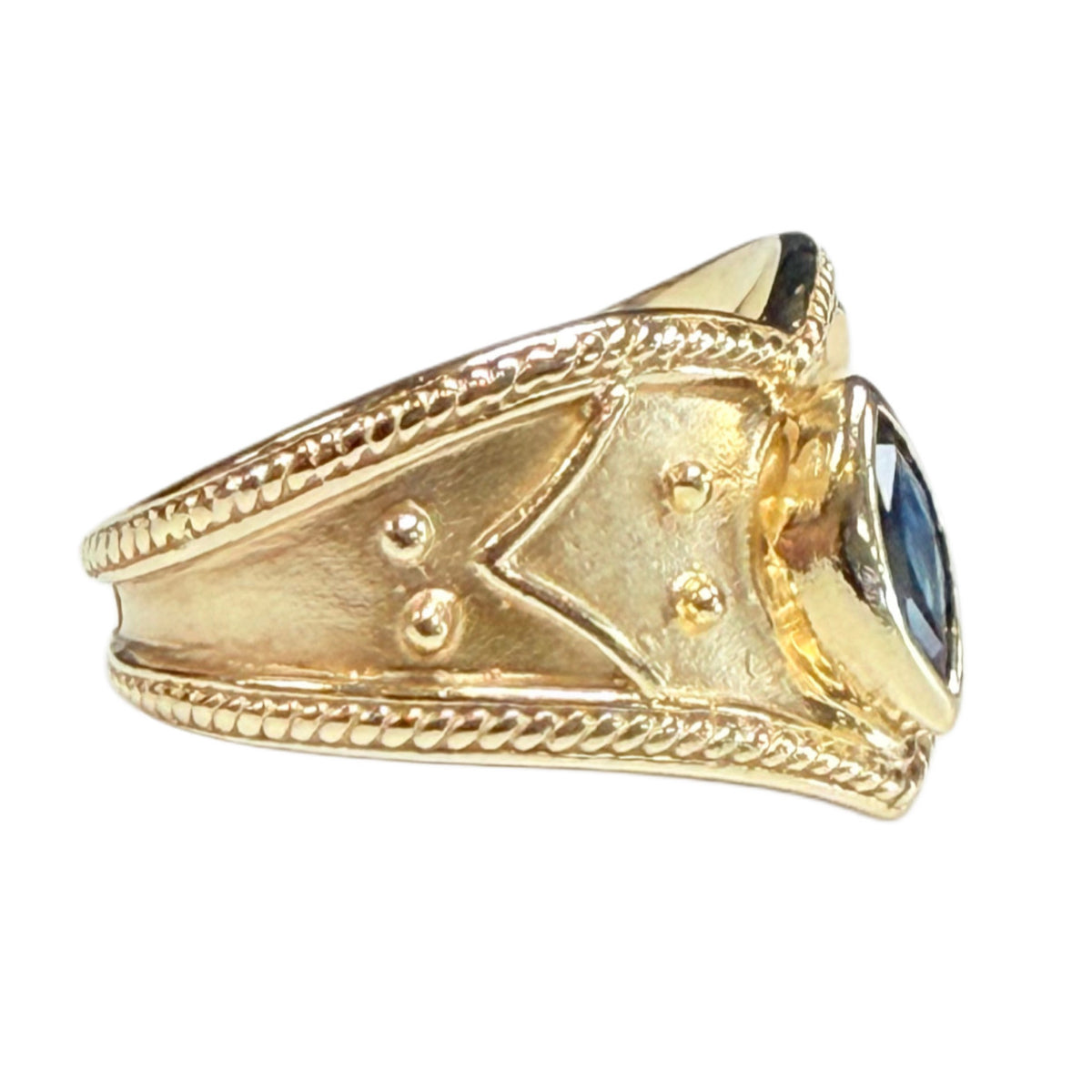 14k Gold & Sapphire Ring