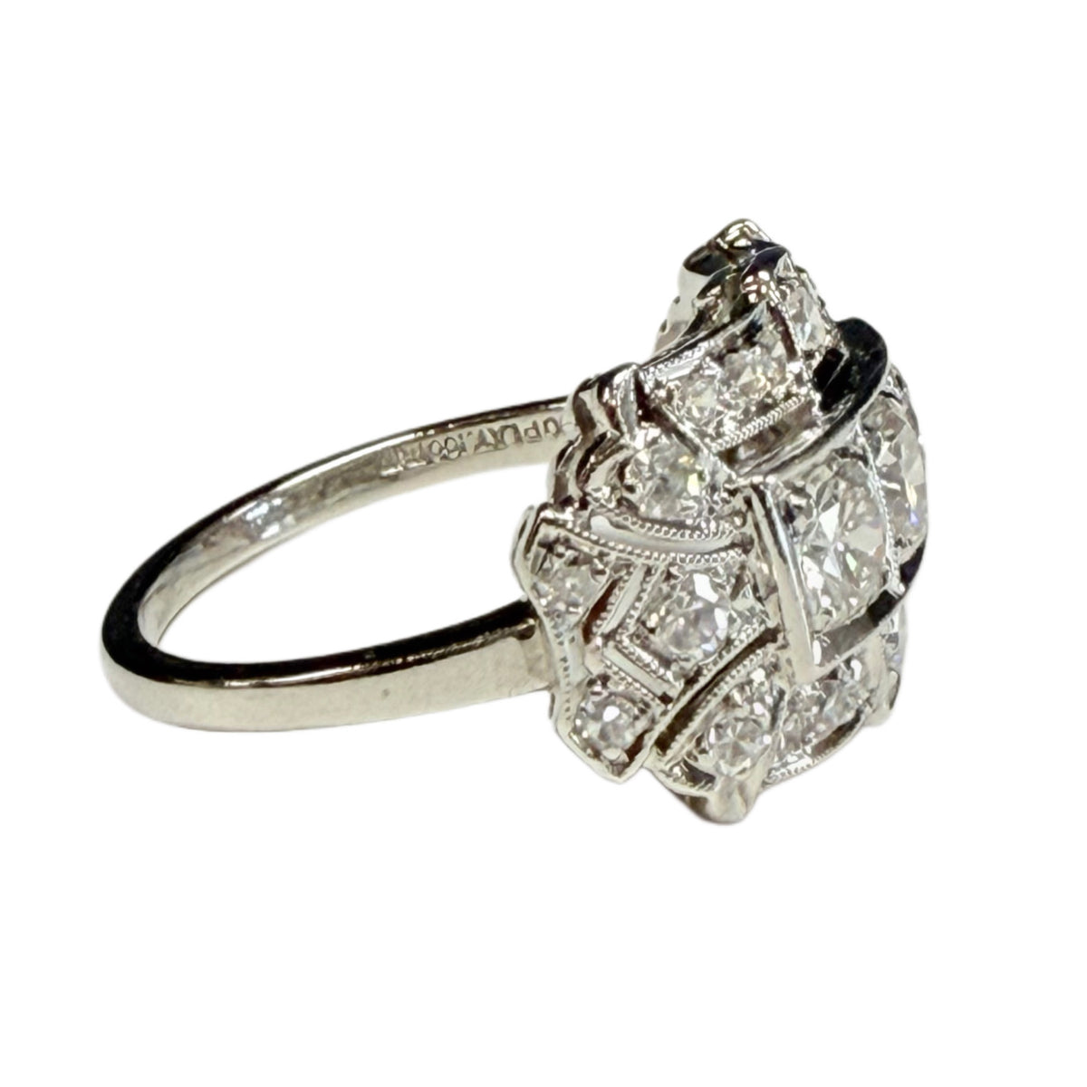 Art Deco Platinum & Diamond Ring