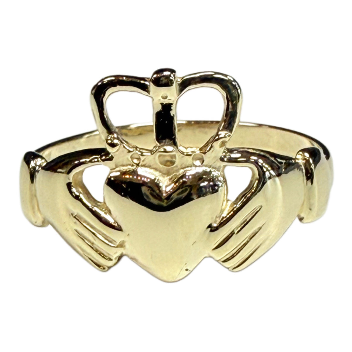 10k Yellow Gold Claddagh Ring