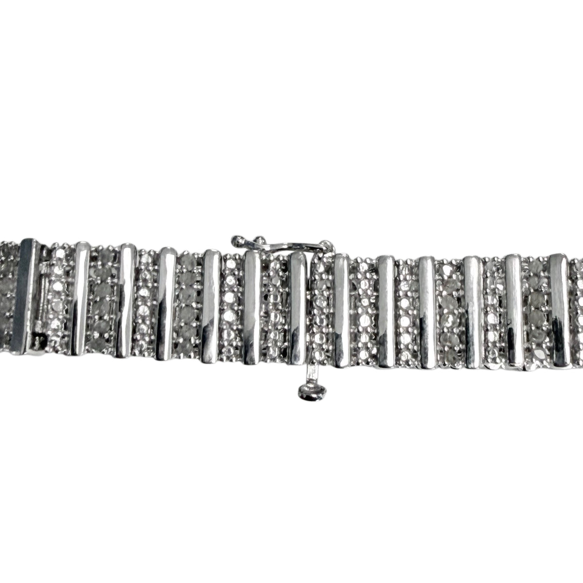 Silver & Diamond Bracelet