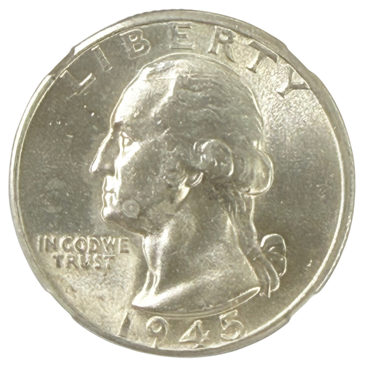 1945-D Washington Quarter NGC MS65