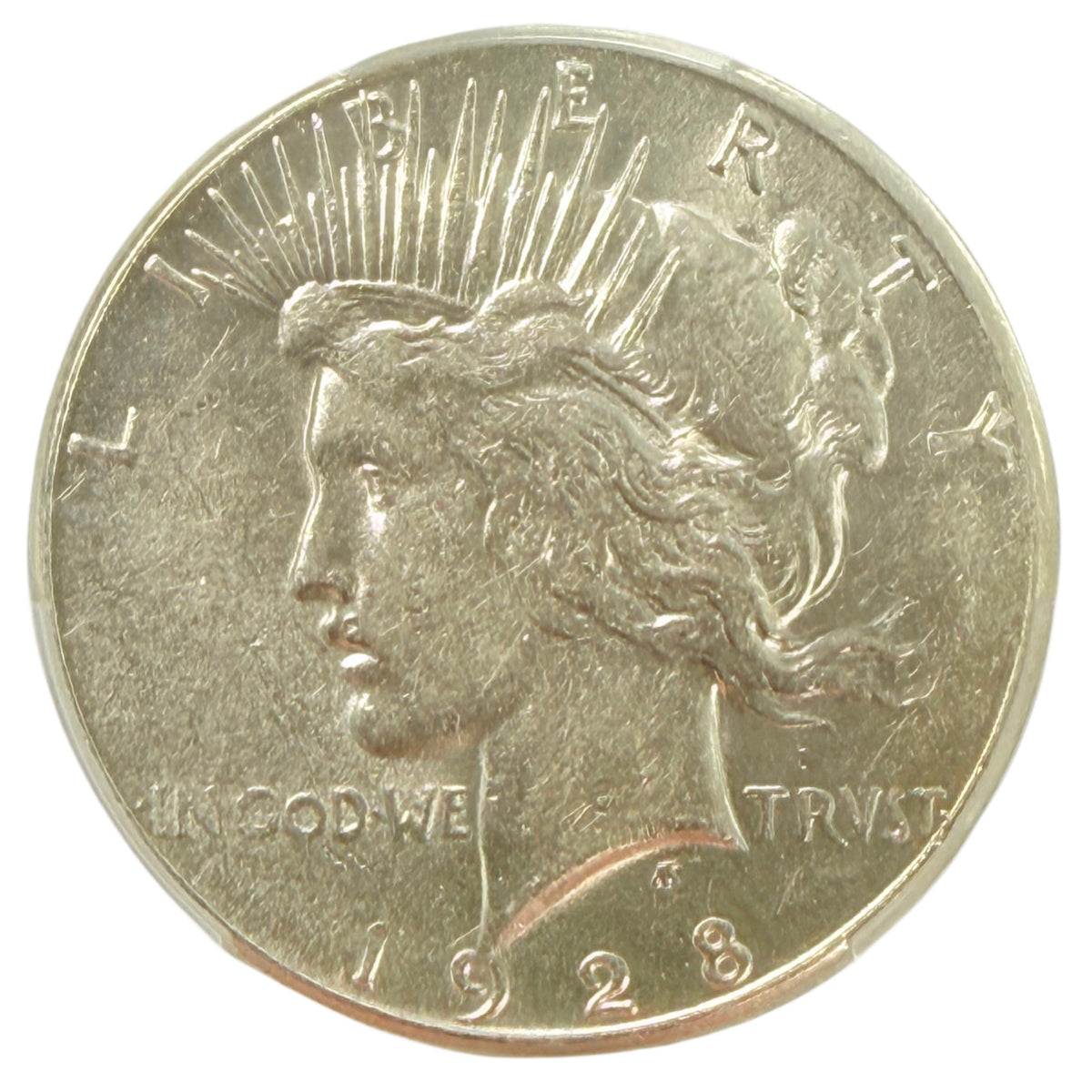 1928-S Peace Silver Dollar PCGS AU55