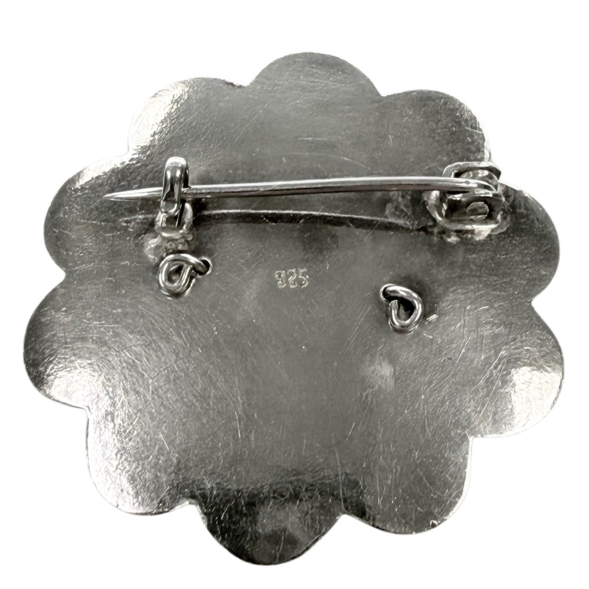 Silver Flower Pin
