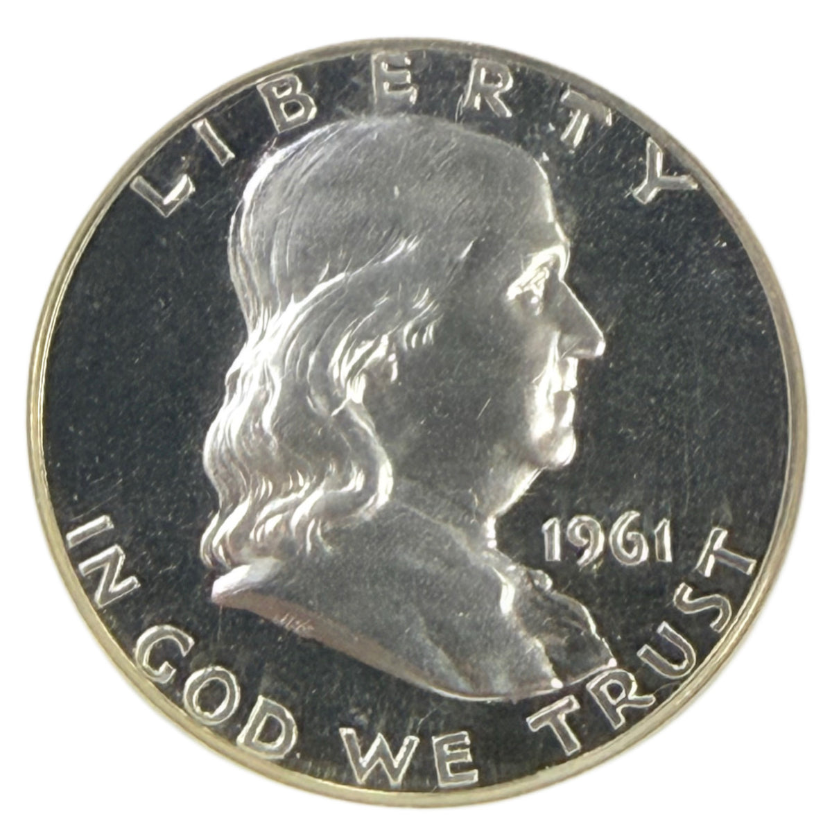 1961 Franklin Half Dollar NGC PF67 Cameo
