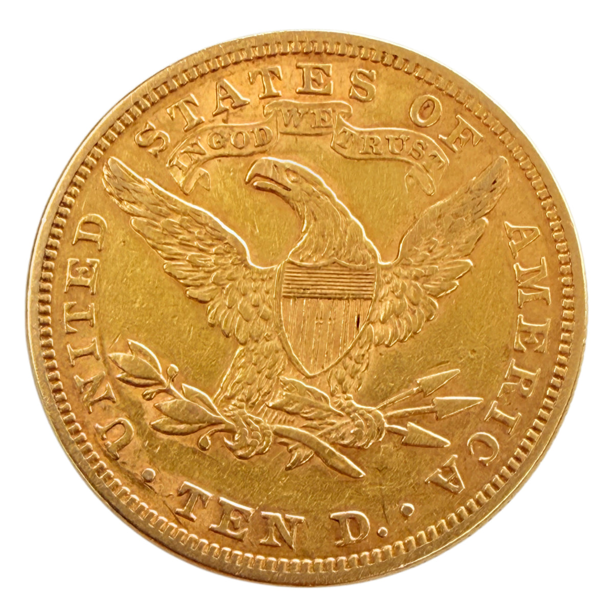 1880 $10 Liberty Gold Eagle (Low Premium)